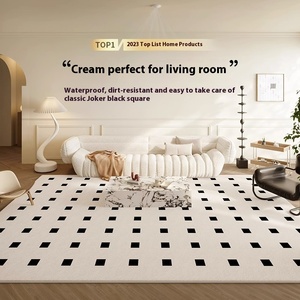 Blackstone luxe grande surface appartement <span class=keywords><strong>tapis</strong></span> nouvelle crème française lumière luxe haut niveau salon abstrait moderne tissé - Product Image 5