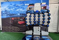 Lichtgeschwindigkeits-Spielautomat für 2 Spieler mit LED-Reaktionssystem, Reflex-Challenge und Wettbewerbsfähigem Gameplay