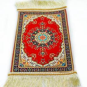 Alfombra Nicro Creative Extra Gruesa de Seda de Hielo Musulmana con Borlas de Poliéster, Color Personalizado, Lujosa, Antideslizante, Lavable, para Ramadán - Product Image 6