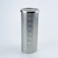 Tabung Saringan Logam Berlubang Custom Darcy Stainless Steel 304 untuk Filter Cairan dengan Dimensi Kustom