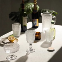 Verre à boisson portable en verre, design moderne, couleur unie, simple paroi, pour thé au lait, crème glacée, dessert, vin