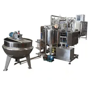 Fully automatic 3D multifunctional vitamin pectin gelatin starch jelly candy production line gummy bear making machine