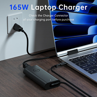 Cargador de Computadora Portátil Tipo C de 165W Personalizado, 5.89A 28V AC/DC, Adaptador de Corriente para Laptop USB C, para Dell XPS, Lenovo, Asus