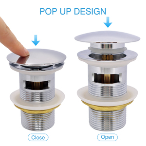 Đồng Thau Rửa Lưu Vực Chất Thải Pop Up Chất Thải G 1 1/4 'Cho Thị Trường Châu Âu - Product Image 2