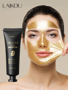 Produits de beauté LAIKOU, masque pour le nez anti-points noirs à l'or 24 carats, masque exfoliant, nettoyage en profondeur, resserre les pores, masque hydratant pour le visage - Product Image 3