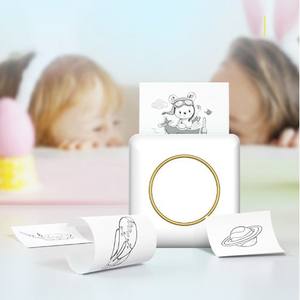 C20 미니 프린터 영수증 사진 휴대용 잉크 없는 포켓 BT 포토 프린터 <span class=keywords><strong>iPhone</strong></span> 열 스티커 메이커 기계 라벨 프린터 - Product Image 5