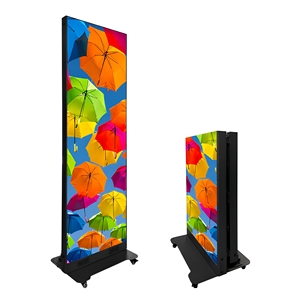 Pantalla LED Portátil a Todo Color P1.86, Cartel Digital Animado para Publicidad en Interiores y Exteriores - Product Image 1