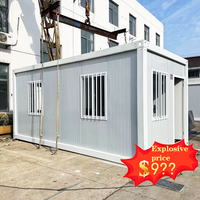 Prix d'usine pas cher Petites Maisons Maison mobile sur roues Hangar de stockage en bois avec vente en gros