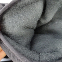Gants de ski personnalisés pour hommes imperméables et réfléchissants avec paume en cuir antidérapante pour l'hiver