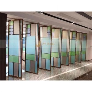 ANN2114 Customized Modern Stainless Steel <b>Room</b> <b>Divider</b> Screen Coating Technology Multi-Functional Design Durable Construction - Product Image 2