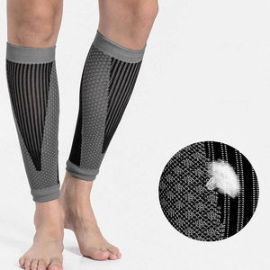 Mangas de compresión transpirables de punto sin pie para pantorrillas, ideales para correr, ciclismo y baloncesto - Product Image 3