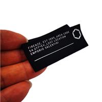 Étiquettes de vêtements, badges, patchs de luxe à coudre, impression de logo en caoutchouc sur étiquettes tissées pour vêtements