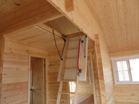 Villa préfabriquée en pin, deux chambres, cuisine complète, salle de bain, terrasse, cabane de vacances en bois pour complexe hôtelier, camping, maison d'hôtes