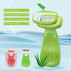 Mini <span class=keywords><strong>rasoir</strong></span> <span class=keywords><strong>rechargeable</strong></span> pour femme à cinq lames, système amovible, pour maillot de bain et aisselles, avec étui de voyage - Product Image 4