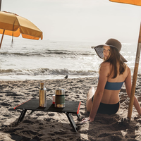 Table de camping pliable en aluminium ultra-légère et portable SOLO WILD, robuste et universelle, pour l'extérieur