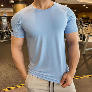Cá Nhân Áo Thun Người Đàn Ông Áo Thun Thể Thao T Áo Sơ Mi Phòng Tập Thể Dục Tùy Chỉnh Spandex / Polyester Nén T-Shirts Người Đàn Ông Phòng Tập Thể Dục Áo Phông Quần Áo Thể Thao - Product Image 4