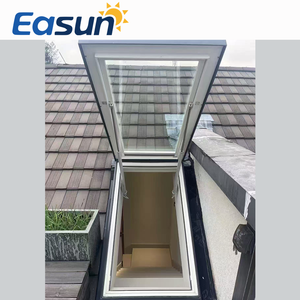 <span class=keywords><strong>Lucernario</strong></span> Elettrico Automatico in Lega di Alluminio con Doppio Vetro Basso Emissivo, Finestra da <span class=keywords><strong>Tetto</strong></span> Moderna con Telecomando e Soffietto di <span class=keywords><strong>Accesso</strong></span> a Soffitto - Product Image 2