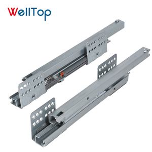 WELLTOP Factory Price Furniture <strong>Cabinet</strong> Soft Close <strong>Slim</strong> Box Drawer Slide Sliding Mechanism VT-15.023 for Kitchen <strong>Cabinet</strong> 40kg,65kg - Product Image 5