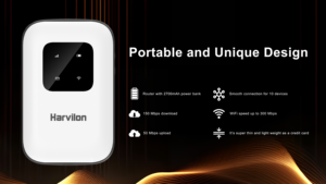 เราเตอร์พกพา <span class=keywords><strong>MF833</strong></span> 4G LTE ความเร็ว 300Mbps พร้อมไฟร์วอลล์ VPN สำหรับใช้งานที่บ้าน รถยนต์ รองรับซิมการ์ด - Product Image 6