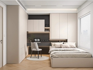 Système de <span class=keywords><strong>lit</strong></span> tatami modulaire personnalisé avec <span class=keywords><strong>bureau</strong></span> escamotable pour maison urbaine de petite taille, combinant espace de travail et de repos dans la chambre - Product Image 3