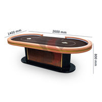 Table de poker YS Texas - Design moderne de luxe pour les jeux de casino et les jeux à domicile