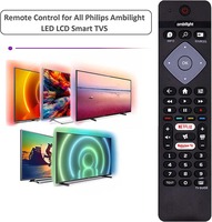 Télécommande TV pour Philips Ambilight Smart LED LCD TV 50PUS6754/12 50PUS6704/12 43PUS6754/12 43PUS6704/12