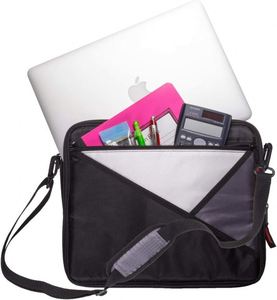 Free Sample BSCI Waterproof 3-<b>Ring</b> Zipper <b>Binder</b> with Handle Includes Multiple Pockets, 600 Sheets Capacity for Business - Product Image 5