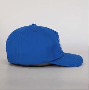 Casquette de baseball avec logo brodé personnalisé de haute qualité chapeau à 5 panneaux en coton de style à la mode avec étiquette tissée conception de motif de lettre - Product Image 4