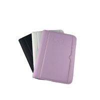 PU cuir fermeture éclair conférence Document ensemble dossier Sublimation imprimé en cuir porte-documents portefeuille dossier pour tablettes ordinateurs