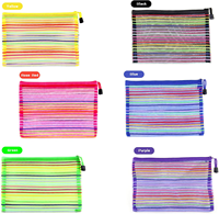 Carpeta Transparente Ecológica Directo de Fábrica, Bolsas de Archivo con Cierre de Cremallera, Gran Capacidad, Ligeras, para Almacenamiento de Cosméticos