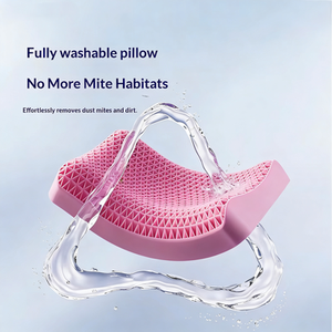 Cuscino Cervicale Ergonomico in TPE, Supporto Alto/Basso, Traspirante, Ortopedico, Lavabile, Rinfrescante, Forma Ondulata Personalizzabile - Product Image 5