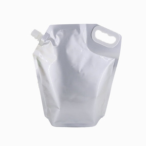 กระเป๋าแบบตั้งได้เกรดอาหารแบบยืดหยุ่นพร้อมพวยและที่จับถุงพลาสติกสำหรับเก็บเครื่องดื่มและพกพา - Product Image 1