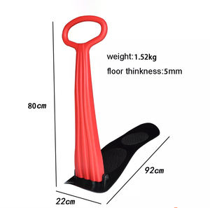 Scooter des neiges pliable en HDPE pour adultes, luge, ski, snowboard avec poignée antidérapante, couleur et logo personnalisés, imprimé, 92 cm pour la glisse - Product Image 2