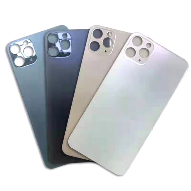 Mobile Phone Big Hole Back Glass Cover Replacement for Iphone 11 Pro 11 12Mini 13 14Plus 15 16 Pro Max