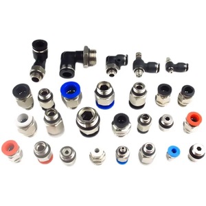 Custom Pneumatic <b>Connectors</b> 304 Stainless Steel <b>Quick</b> Fittings Metric Imperial Mechanical Parts - Product Image 1