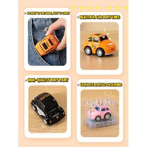 Spot Goods Gashapon Display Box Metal Diecast Alloy Pull Back Toy Truck Set Kid Gift para <span class=keywords><strong>Flea</strong></span> Market y Transport Series - Product Image 5