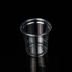 Hot-selling 1oz 2oz 3oz Small Jelly Shot PET Cup High Transparent Food Grade Bar Tasting Plastic Drink Cup With Lid