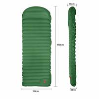 Matelas pneumatique gonflable amélioré, imperméable, léger, extra épais, avec pompe à pied intégrée, pour la randonnée, les voyages, le camping