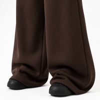 Pantalon de survêtement homme XUFEI OEM personnalisé avec logo, streetwear de haute qualité, 100% coton, brodé, coupe ample et épaisse
