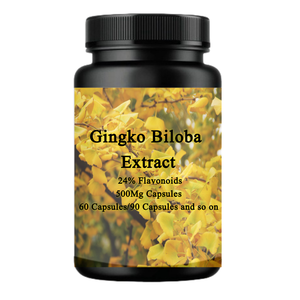 건강 보충 교재 은행 나무 <span class=keywords><strong>Biloba</strong></span> 캡슐 추출물 분말 은행 나무 잎 추출물 분말 - Product Image 2