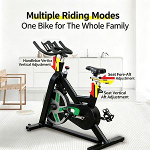 Bicicleta de Spinning para Interiores con Resistencia Magnética, Marco de Acero, Asiento Ajustable, Equipo de Ejercicio para el Hogar, Unisex - Product Image 3