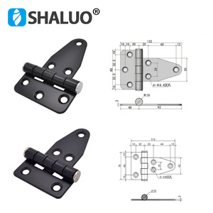 บานพับสามเหลี่ยม Shaluo ขนาด 3 มม. ทำจากสแตนเลส บานพับประตูแบบเงียบ สำหรับตู้ อุปกรณ์ รถพ่วง - Product Image 4