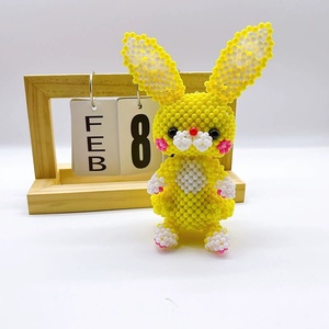 Factory <b>Customized</b> Cute Big Bunny Home Decoration Kids Girl Birthday Gifts Graduation Gift Handmade Rabbit <b>Keychain</b> for Souvenir - Product Image 5