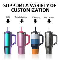 ANSHENG Fabricant Direct – Tasse en Acier Inoxydable 40oz, Mug de Voyage Isotherme Sous Vide 40oz avec Poignée