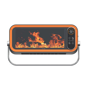Electric Fireplace Heater 30 Sqm Heating Area With Flame Effect And Digital Display For Home Use - Product Image 3