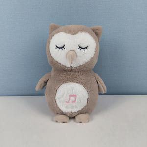 Muñeca de búho de peluche <span class=keywords><strong>para</strong></span> niños, simulación de música luminosa, juguete de respiración, juguete relajante <span class=keywords><strong>para</strong></span> bebé - Product Image 4
