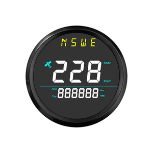Nouveau compteur de vitesse GPS étanche 85 mm avec affichage numérique 12V/24V pour voiture, moto, bateau - Product Image 6