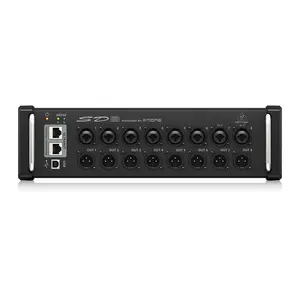 صندوق المسرح الرقمي Behringer SD8 مع 8 مداخل و8 مخارج وهو معدات موسيقية متكاملة مع أنظمة Powerplay P16 من Ultranet