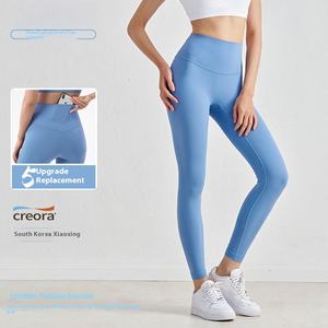 Coreano Hyosung Spandex tela personalizada gimnasio Legging venta al por mayor de las mujeres monos para Yoga - Product Image 4