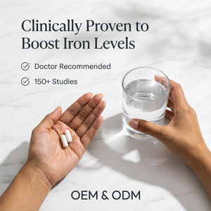 OEM <strong>Iron</strong> Capsule <strong>Iron</strong> <strong>Supplement</strong> Increase Levels Sucrosomial <strong>Iron</strong> Pills for <strong>Women</strong> and Men Vitamin C Anemia Energy Support - Product Image 4